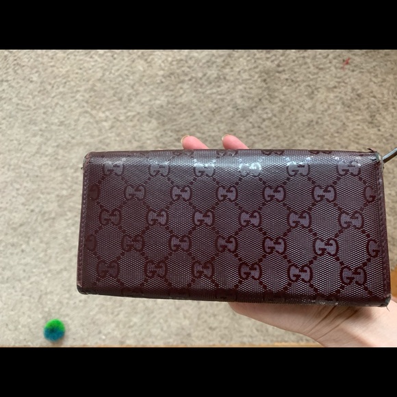 Authentic Gucci wallet (added non Gucci chain) - Picture 3 of 8
